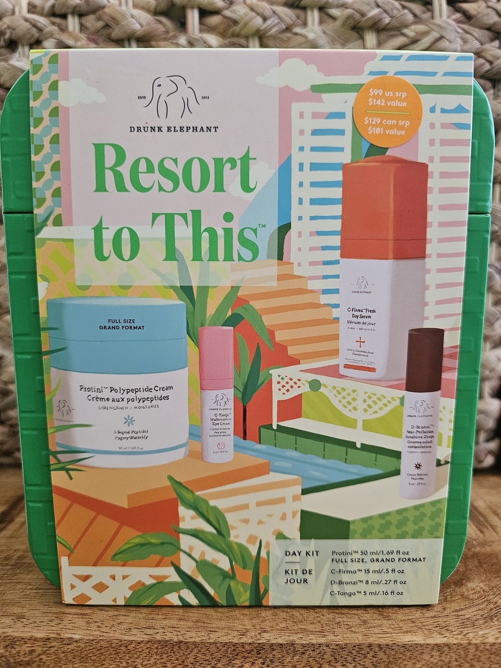 Drunk Elephant 'Resort to This' Skincare Set - Full Size Protini